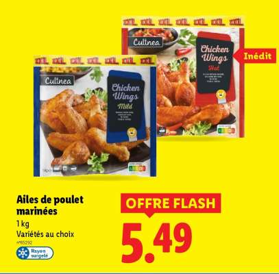 Ailes de poulet marinées