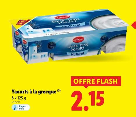 Yaourts à la Grecque