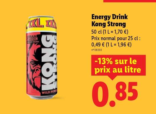 Energy Drink Kong Strong