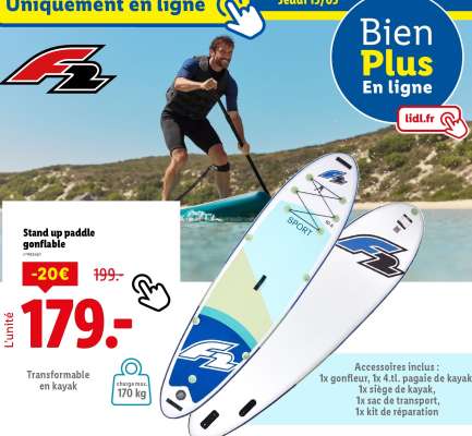 Stand up paddle gonflable