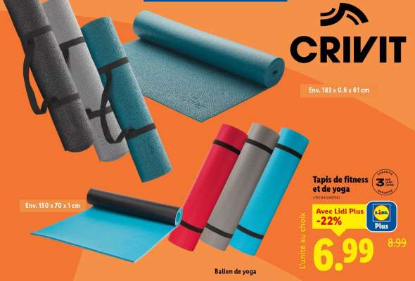 Tapis de fitness et de yoga