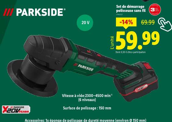 Set de démarrage polisseuse sans fil