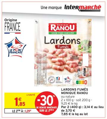 LARDONS FUMÉS MONIQUE RANOU