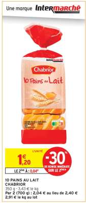 10 PAINS AU LAIT