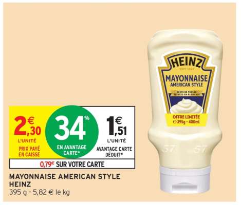 Mayonnaise American Style Heinz