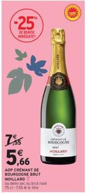 AOP** Crémant de Bourgogne Brut 'Moillard'