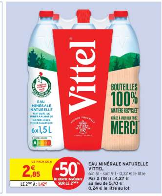 Eau Minérale Naturelle Vittel
