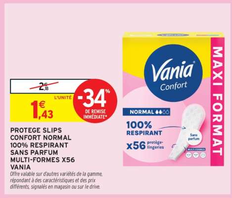 PROTEGE SLIPS CONFORT NORMAL