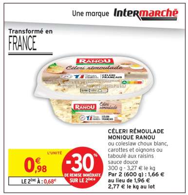 CÉLERI RÉMOULADE MONIQUE RANOU