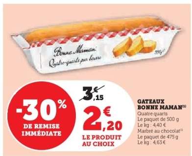 Gateaux Bonne Maman