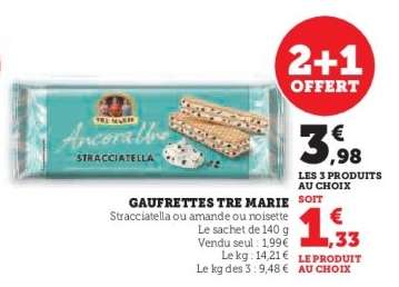 Gaufrettes Tre Marie