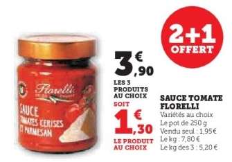SAUCE TOMATE "FLORELLI"