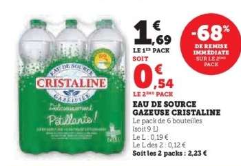Eau de Source Gazeuse Cristaline