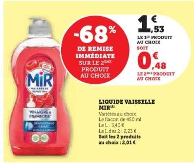 LIQUIDE VAISSELLE MIR