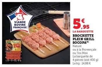 Brochette Plein Grill Socopa