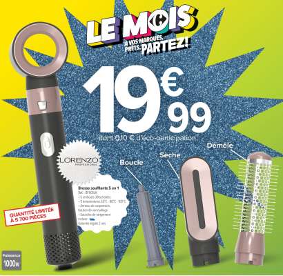 Brosse Soufflante 5 En 1