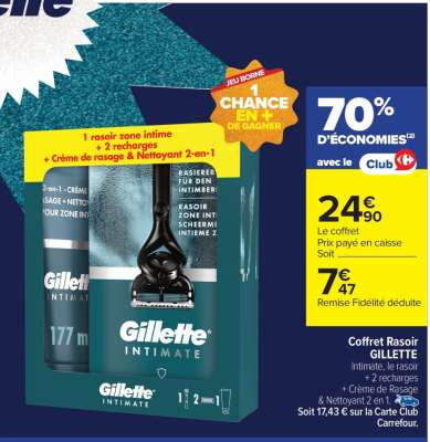 Coffret Rasoir GILLETTE