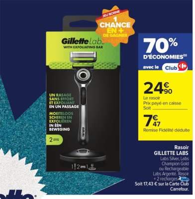 Rasoir Gillette Labs