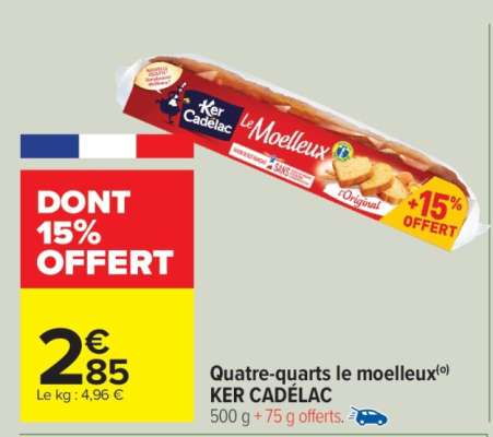 Quatre-quarts le moelleux