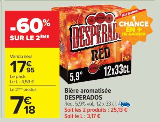 Bière Aromatisée Desperados*