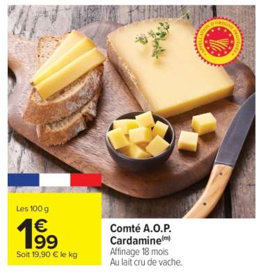 Comté A.O.P. Cardamine