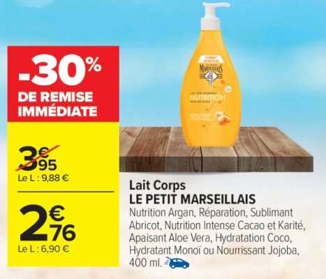 Lait Corps Le Petit Marseillais