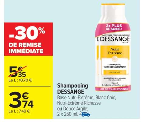 Shampooing Dessange
