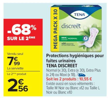 TENA DISCREET