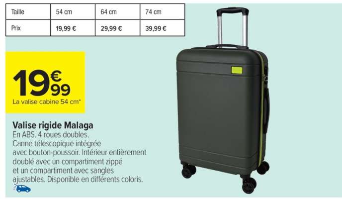 Valise rigide Malaga