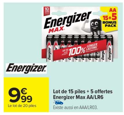 Energizer Max AA/LR6