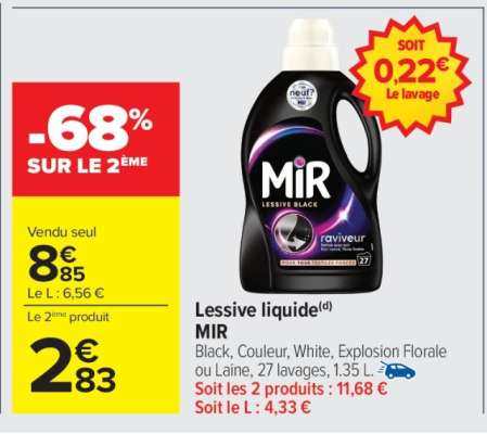 Lessive Liquide "MIR"