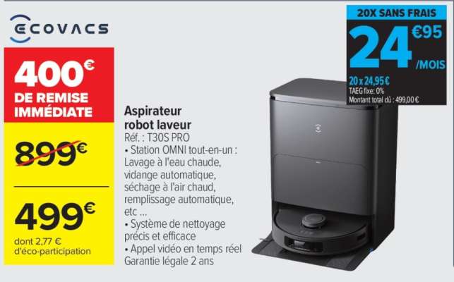 Aspirateur Robot Laveur