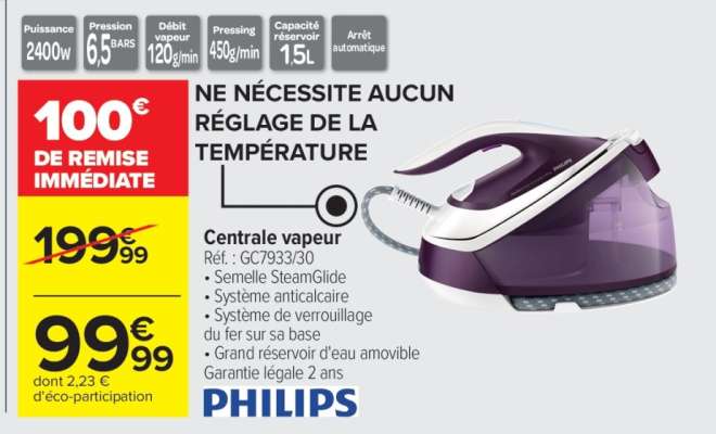 Philips Centrale vapeur
