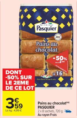 Pains Au Chocolat Pasquier