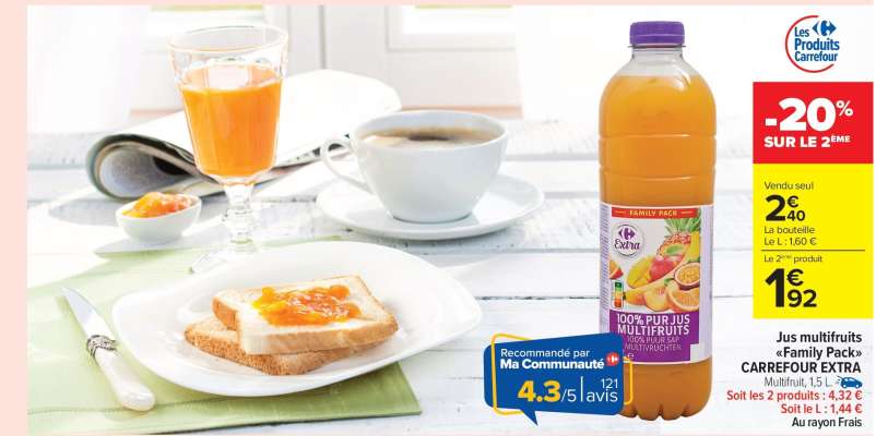 Jus multifruits Family Pack