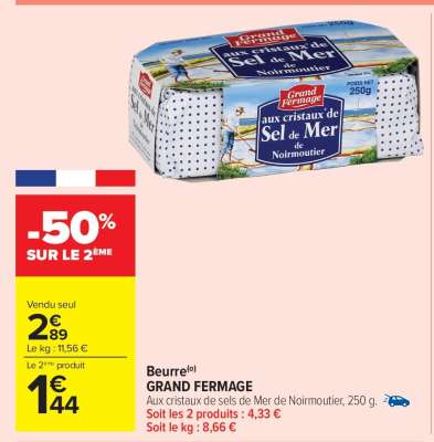 BEURRE “GRAND FERMAGE”