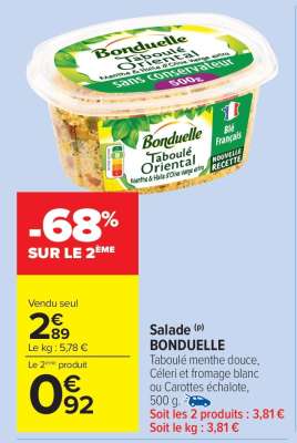 Salade Bonduelle