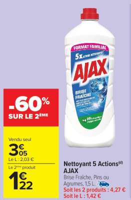 Nettoyant 5 Actions AJAX