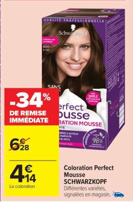Coloration Perfect Mousse SCHWARZKOPF
