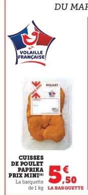 Cuisses de Poulet Paprika