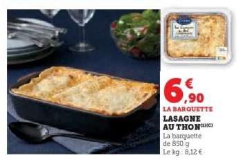 Lasagne au Thon