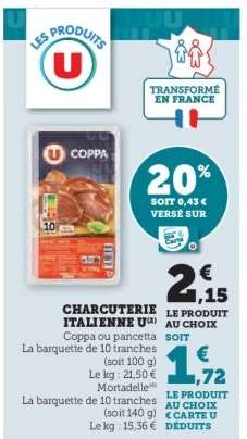 Charcuterie Italienne U