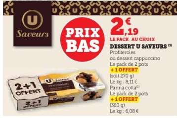 DESSERT U SAVEURS