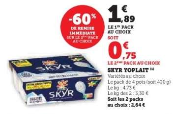 Skyr Yoplait