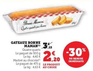 Gateaux Bonne Maman