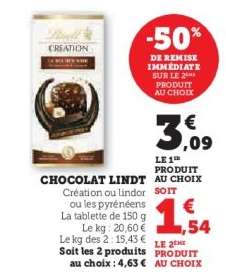 CHOCOLAT LINDT