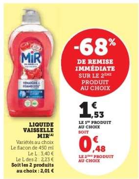 LIQUIDE VAISSELLE MIR