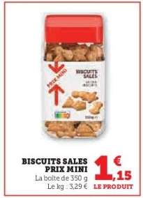 Biscuits Sales Prix Mini