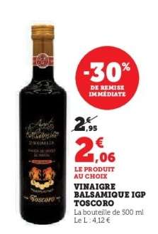 Vinaigre Balsamique IGP Toscoro