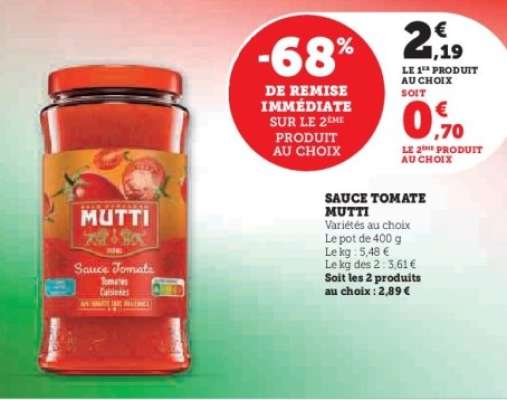 Sauce Tomate Mutti